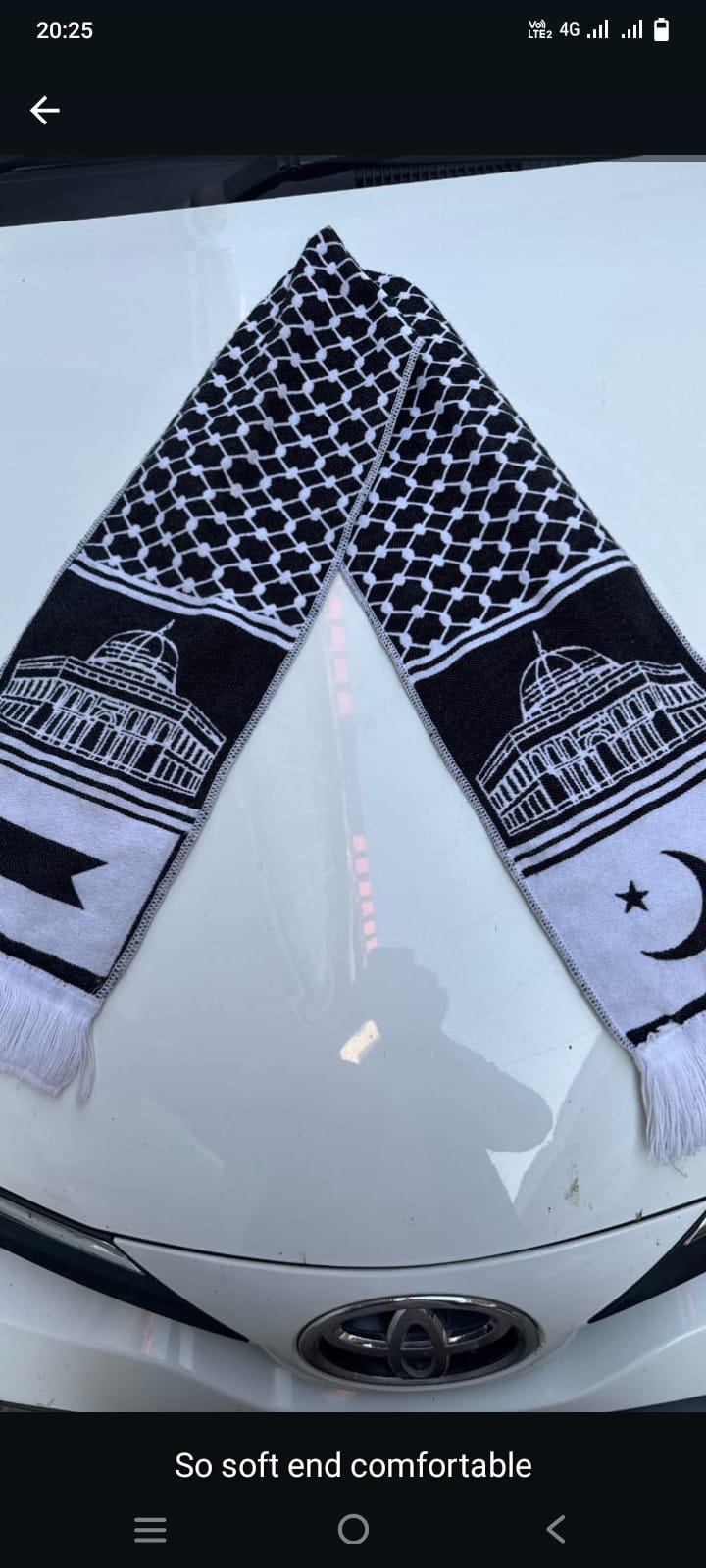 Plastine scarf for tradition